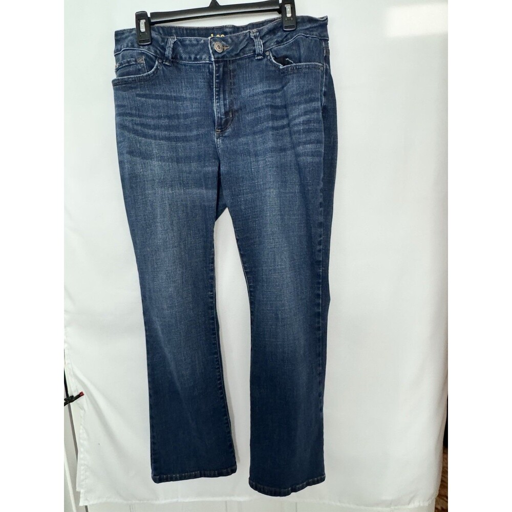 Lee Jeans Women’s Dark Blue Denim Bootcut Size 16 Short